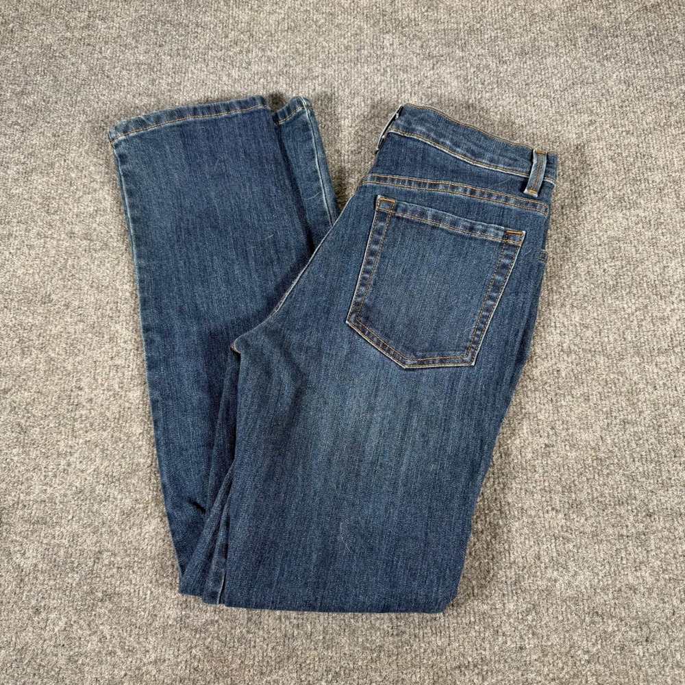 Gloria Vanderbilt Amanda High Rise Tapered Jeans Dark Wash Short Size 4 #4539